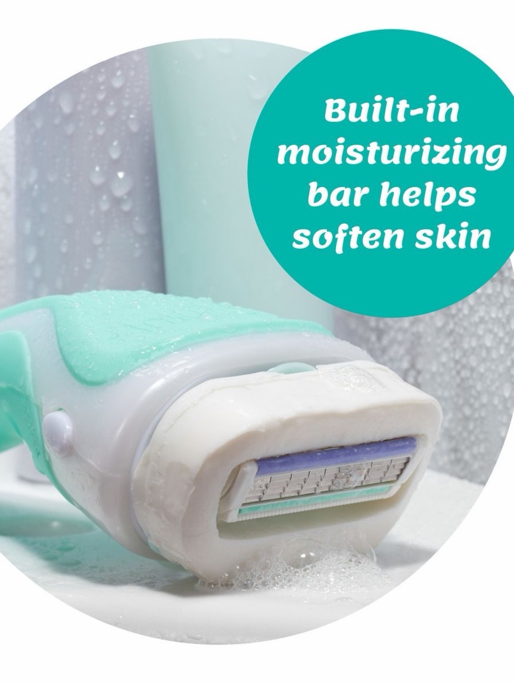 Schick Intuition Sensitive Care Razor with 6 Razor Replacements - Picture 3 of 9